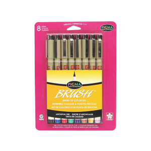 Sakura Pigma Brush Tip Pens
