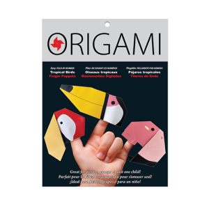 Yasutomo Origami Fold 'Ems Finger Puppets - Tropical Birds Set
