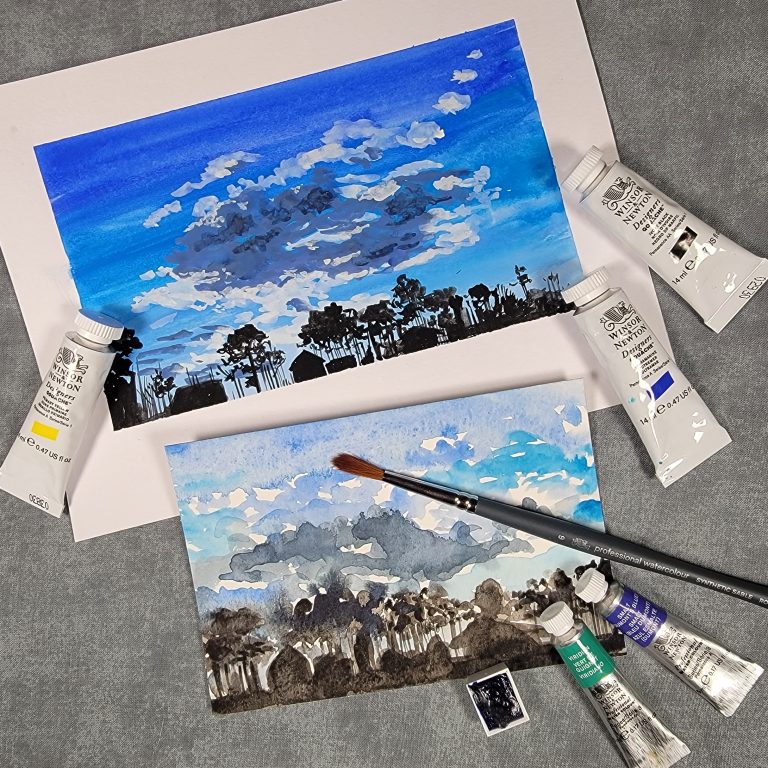 Above Ground WC vs Gouache