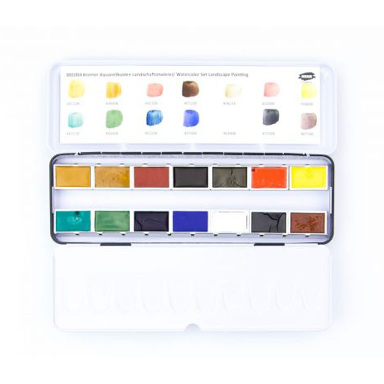 Watercolour Landscape Set