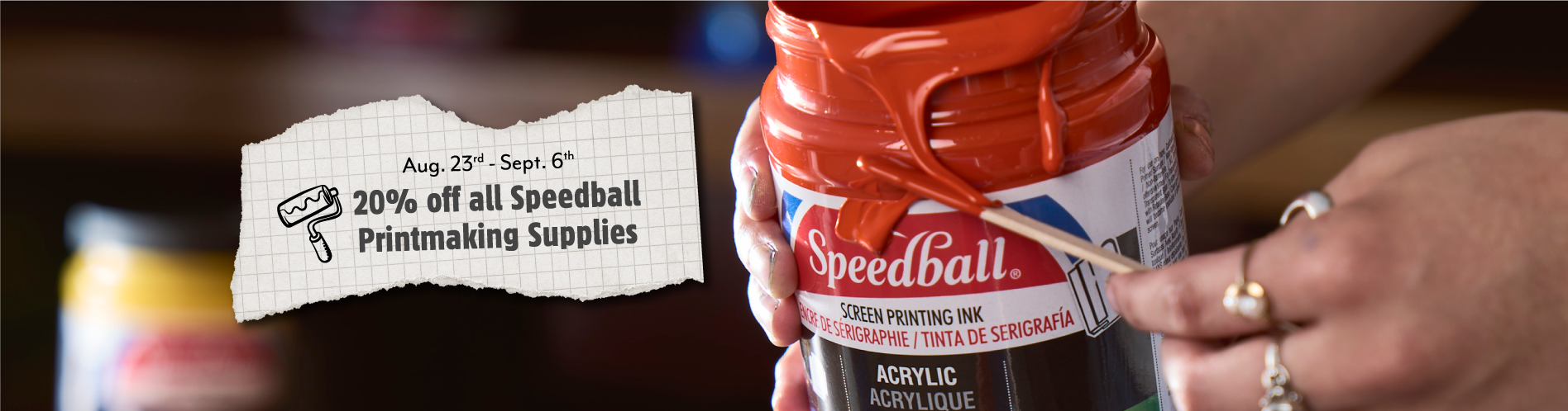 SpeedballPrintmakingSale WebBanner